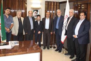 دیدار رئیس فدراسیون‌ هندبال با مدیر‌عامل‌ ‌ پیام‌ صنعت‌ فولادسپاهان‌ حامی هندبال اصفهان